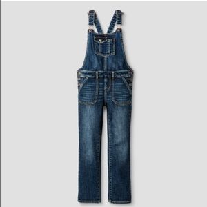 Cat & Jack Girls Small (6/6X) Jean Overalls